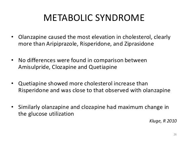 risperdal metabolic disorder