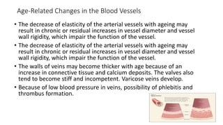 Cardiovascular changes with ageing for physio.pptx | Heart and ...