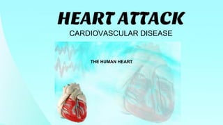 HEART ATTACK
CARDIOVASCULAR DISEASE
THE HUMAN HEART
 