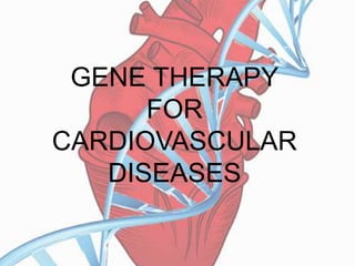 GENE THERAPY
FOR
CARDIOVASCULAR
DISEASES
 