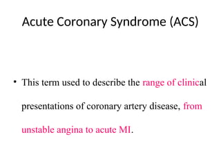 Comprehensive Overview of Coronary Artery Disease and Acute Coronary ...