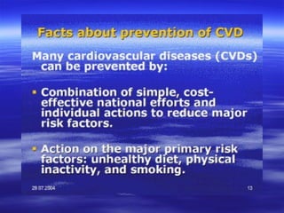 Cardiovascular disorders epidemiology
