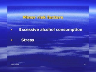 Cardiovascular disorders epidemiology