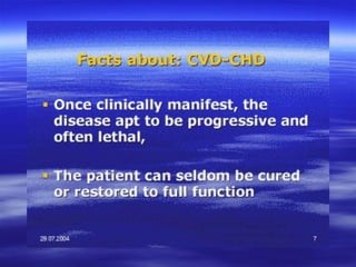 Cardiovascular disorders epidemiology