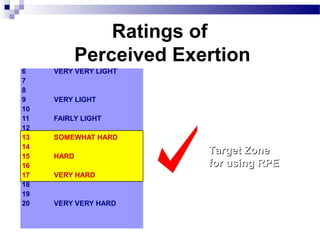 Cardiovascular endurance