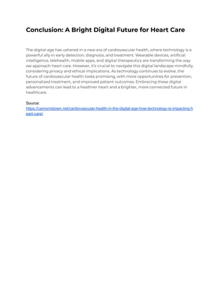 Cardiovascular Health in the Digital Age_ How Technology is Impacting ...