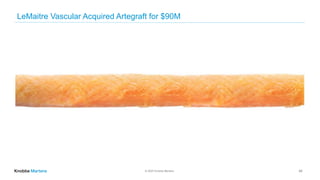 © 2020 Knobbe Martens
LeMaitre Vascular Acquired Artegraft for $90M
48
 