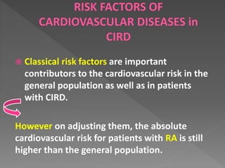 Cardiovascular disease risk in Rheumatic Diseases | PPTX