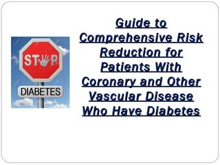 Cardiovascular risk in patients with diabetes mellitus | PPT