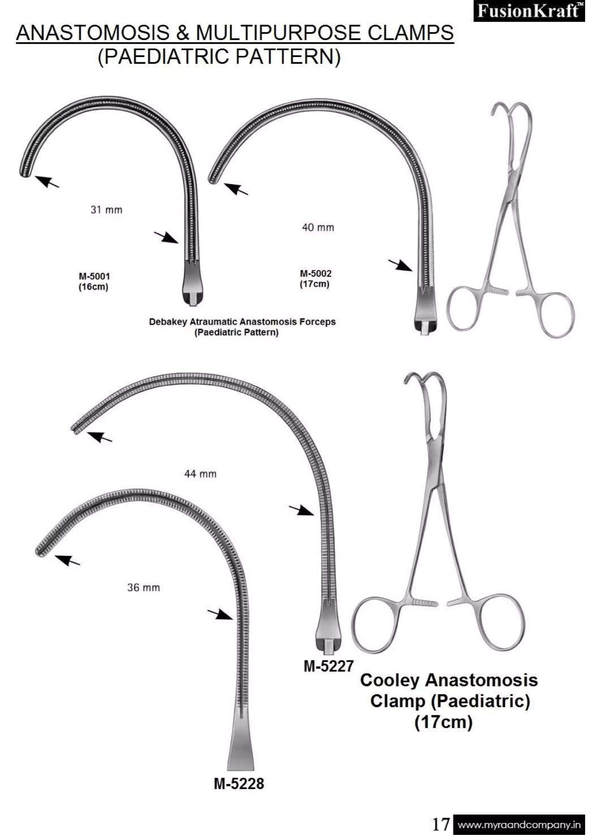Cardio vascular surgical instruments | PDF
