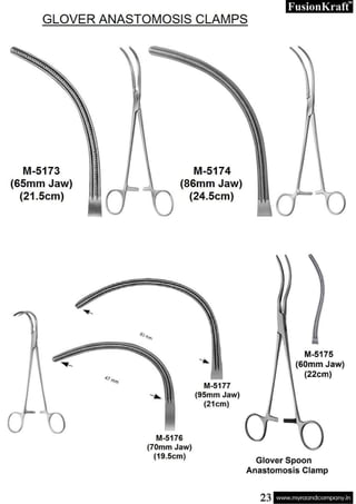 Cardio vascular surgical instruments | PDF