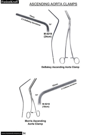 Cardio vascular surgical instruments | PDF
