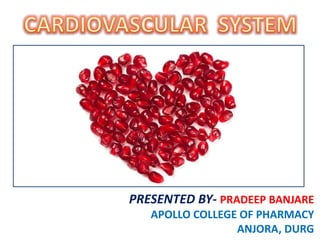 PRESENTED BY- PRADEEP BANJARE
APOLLO COLLEGE OF PHARMACY
ANJORA, DURG
 