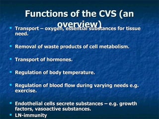 NOTES ON Cardiovascular system (CVS)c (2).ppt