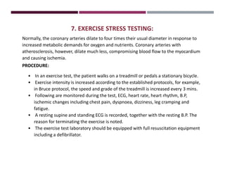Cardiovascular tests | PPTX