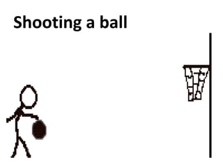 Shooting a ball
 