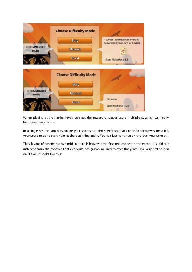 How To Change Difficulty In Solitaire How To Change Difficulty In Solitaire