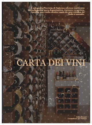 CARTA DEI VINI
 