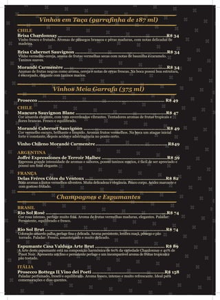 Cardápio Província 2015