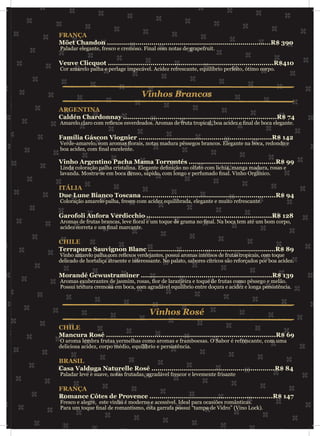 Cardápio Província 2015