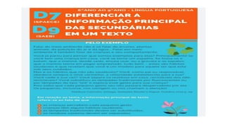 CARDS - DESCRITORES SAEB E SPAECE - 9º ANO.pptx