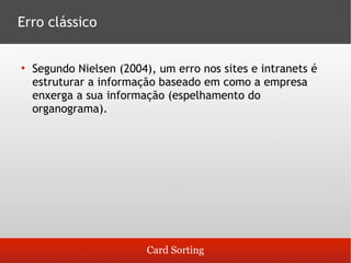 Guia para Cardsorting