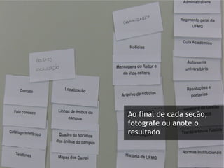 Guia para Cardsorting