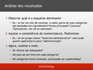 Guia para Cardsorting