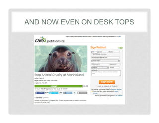 AND NOW EVEN ON DESK TOPS