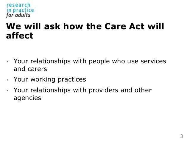 The Care Act Expert Webinar - 