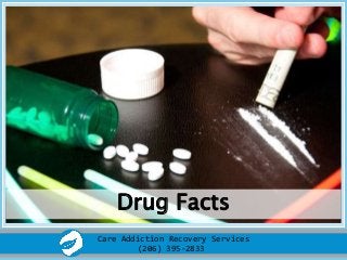 Care Addiction Recovery Services
(206) 395-2833
Drug Facts
 