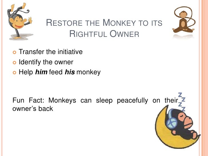 Care and feeding of monkeys