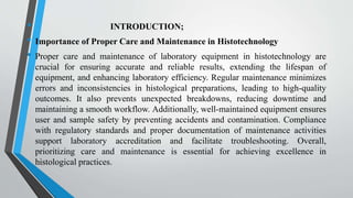 Care and Maintenance of Laboratory Equipment in Histotechnology.pptx