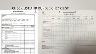 CHECK LIST AND BUNDLE CHECK LIST
 