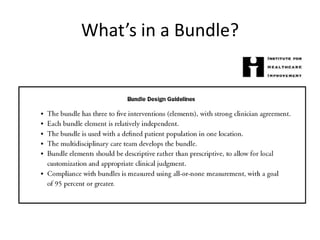 What’s in a Bundle?
 
