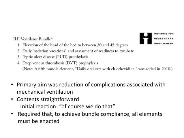 Care Bundles In Sepsis