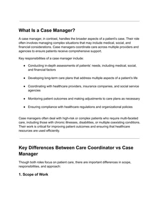 Care Coordinator vs Case Manager_ Understanding Their Roles in ...