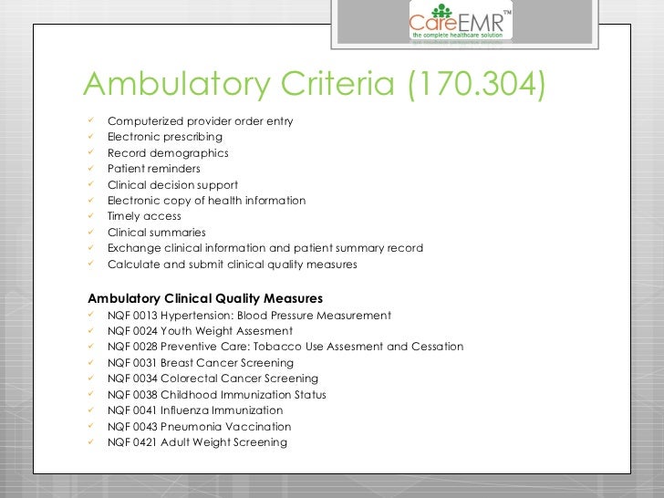 Care EMR ONCATCBCertifiedEMREHR