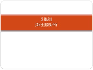 S.BABU CAREEOGRAPHY  