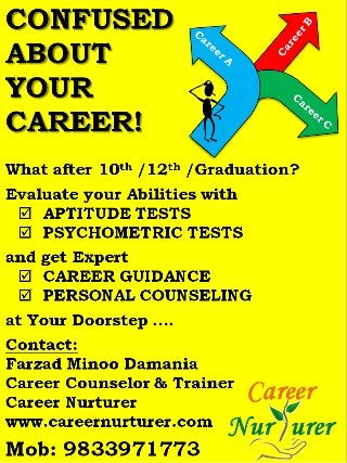 Confused about career after 10th / 12th / Graduation? Career Nurturer can help...