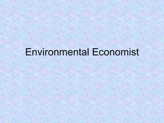 Environmental Economist 