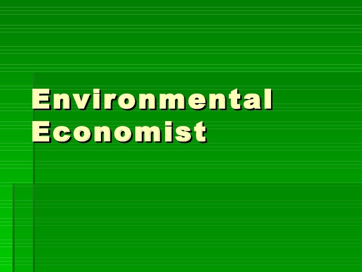 Career Environmental Economist2