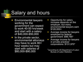 Career Environmental Lawyer | PPT