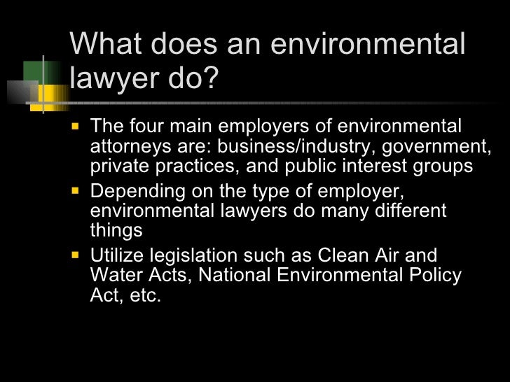 Career Environmental Lawyer Career Environmental Lawyer