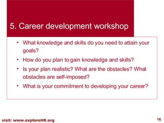 Career Planning and Development | PPT