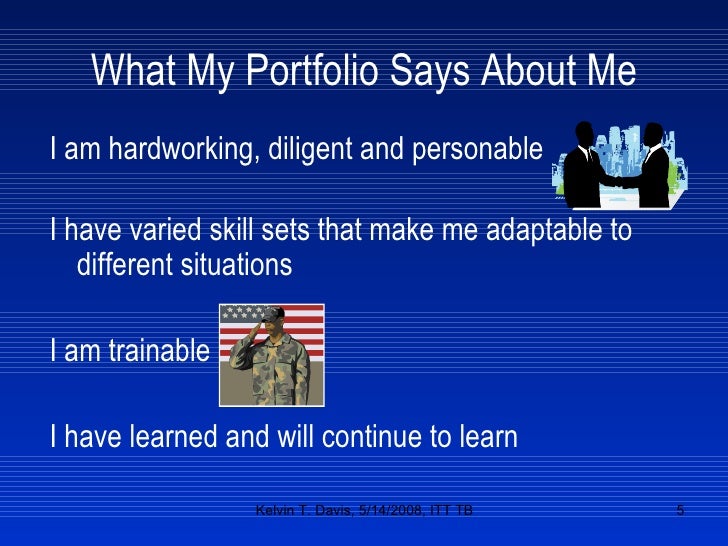 how to create a career portfolio