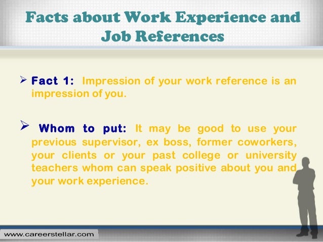 who to use as references