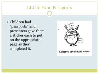 Presenters explained how they used literacy and numeracy in their everyday work.  We attempted to have presenters representing each of the six main categories of occupations. Enterprising: Hairdresser Building company ownerJuke box hire Artistic: CartoonistScreen printer Classical instrument craftsman, Artist