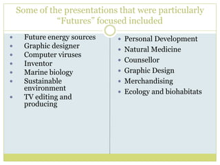 Year 6 involvementYear 6 used CLAN day as the basis for their media work for next term.They were ourPhotographersVideo camera operatorsReporters for each sessionSpokespeople, introducing and thanking each presenter. 