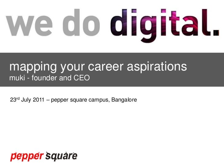 your career aspirations